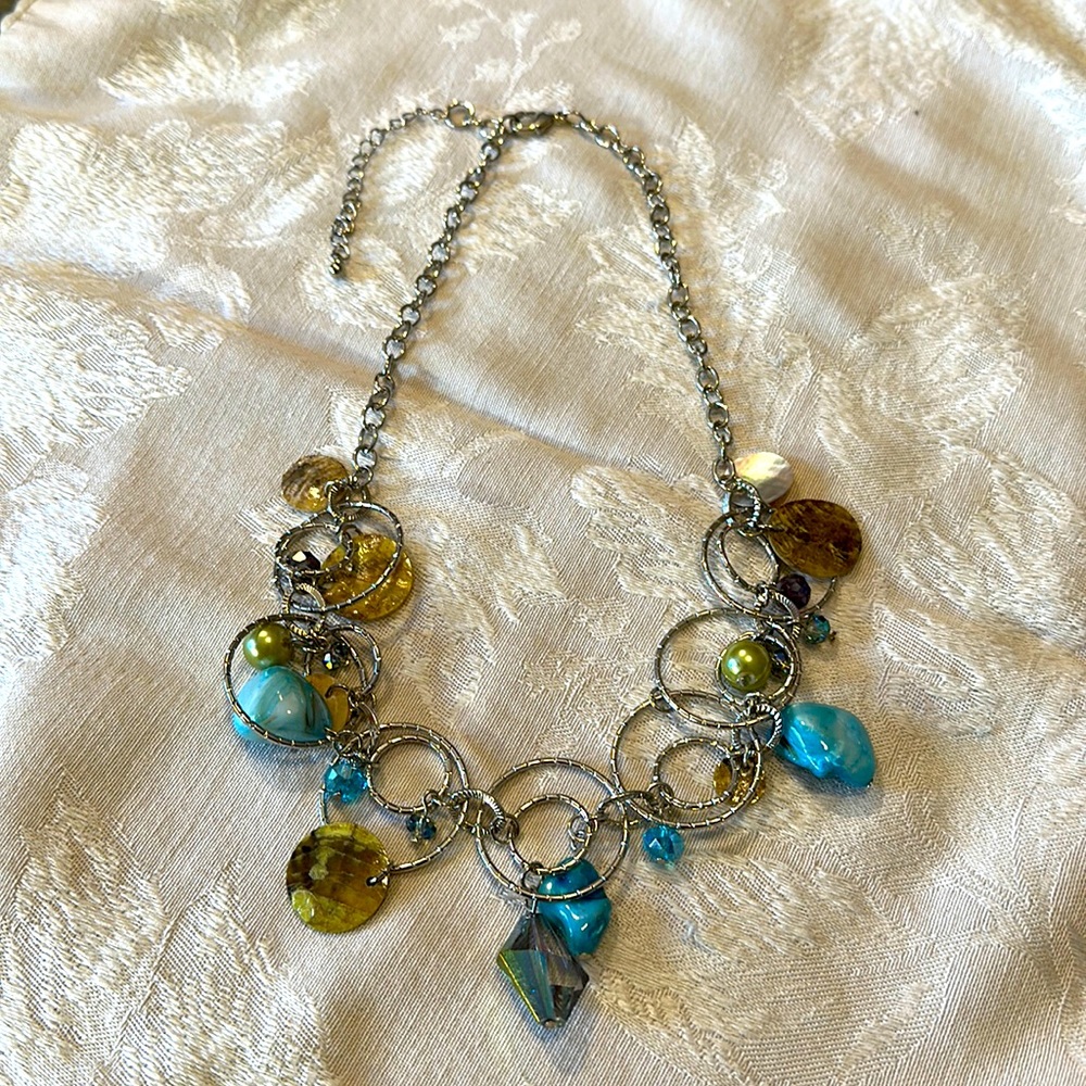 Multi-media necklace